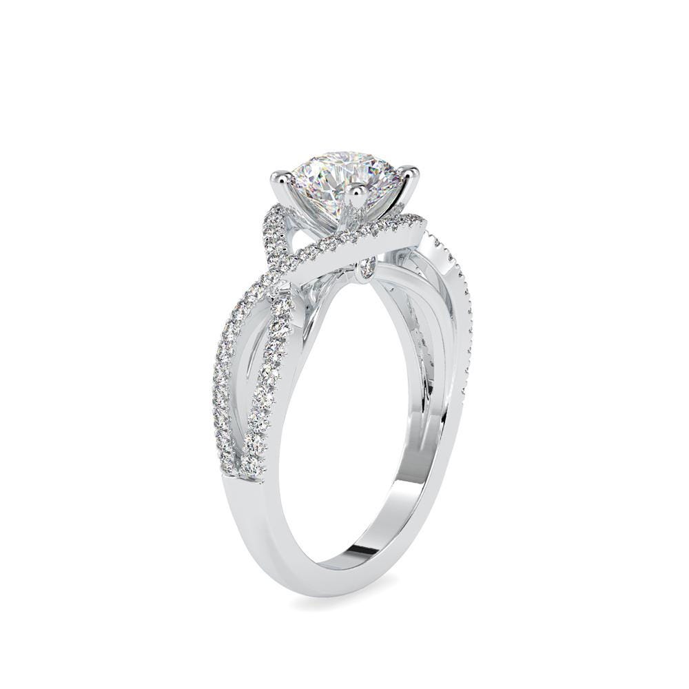 Infinity Twist Diamond Ring