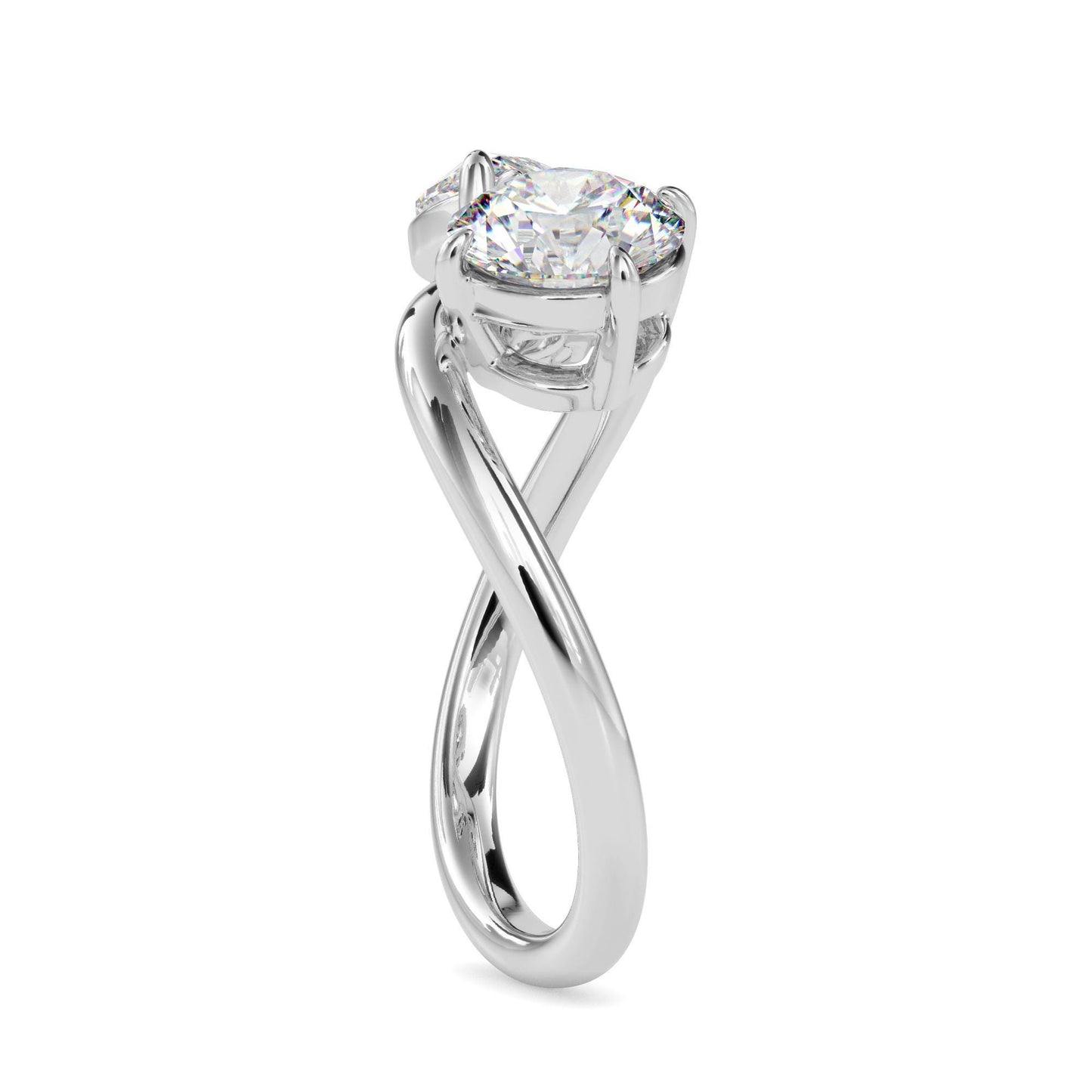 Round & Pear Cut Toi et Moi Ring