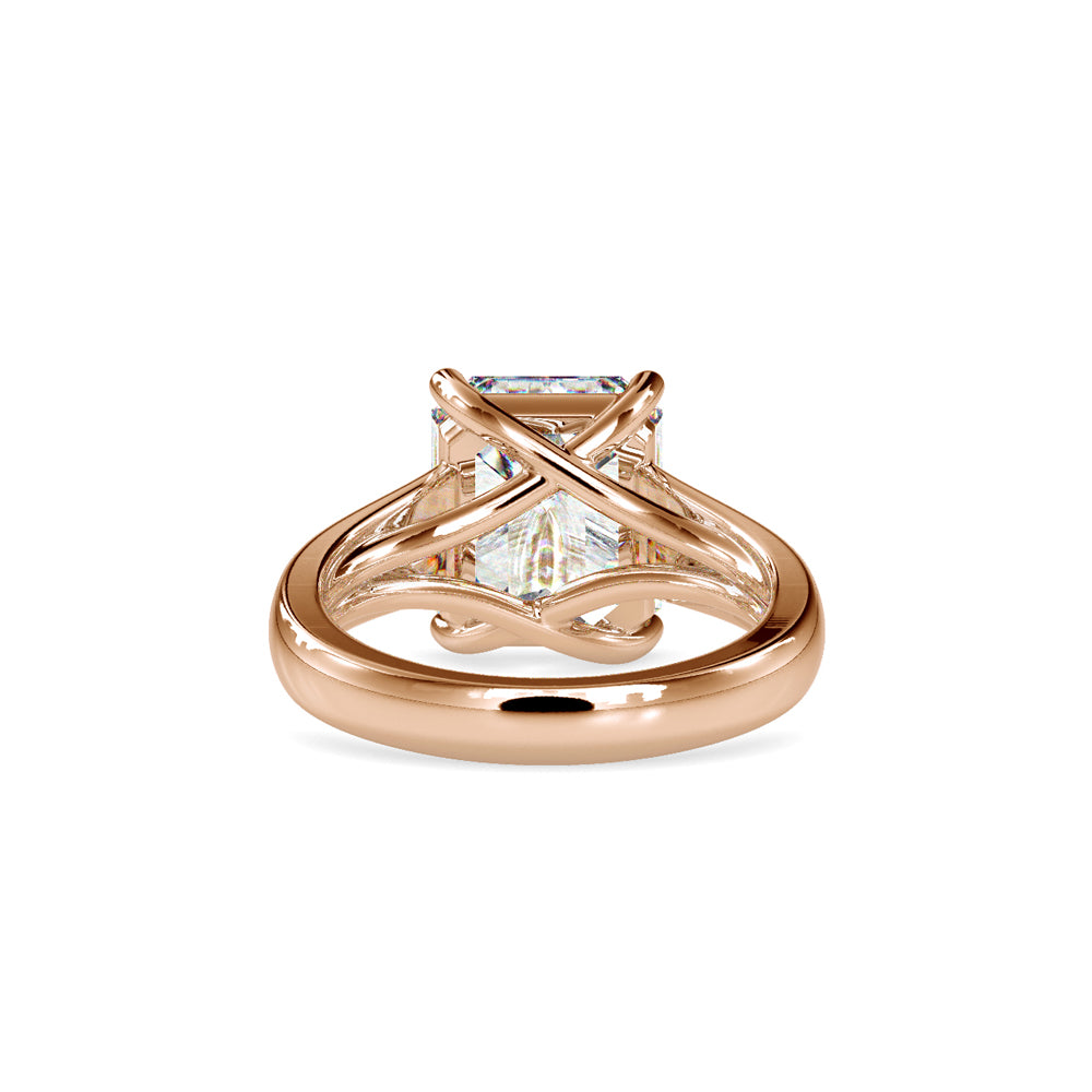 Emerald Cut Solitaire Engagement Ring
