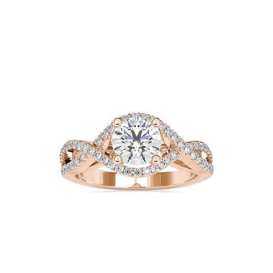 Infinity Twist Diamond Ring