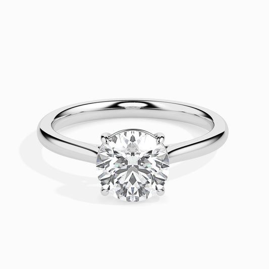 Round Cut Solitaire Ring