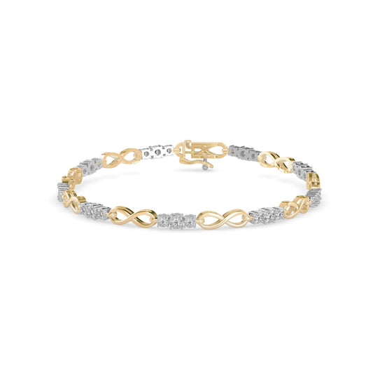 Infinity Diamond Tennis Bracelet
