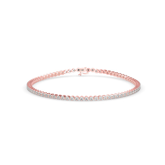 Classic Round Diamond Tennis Bracelet