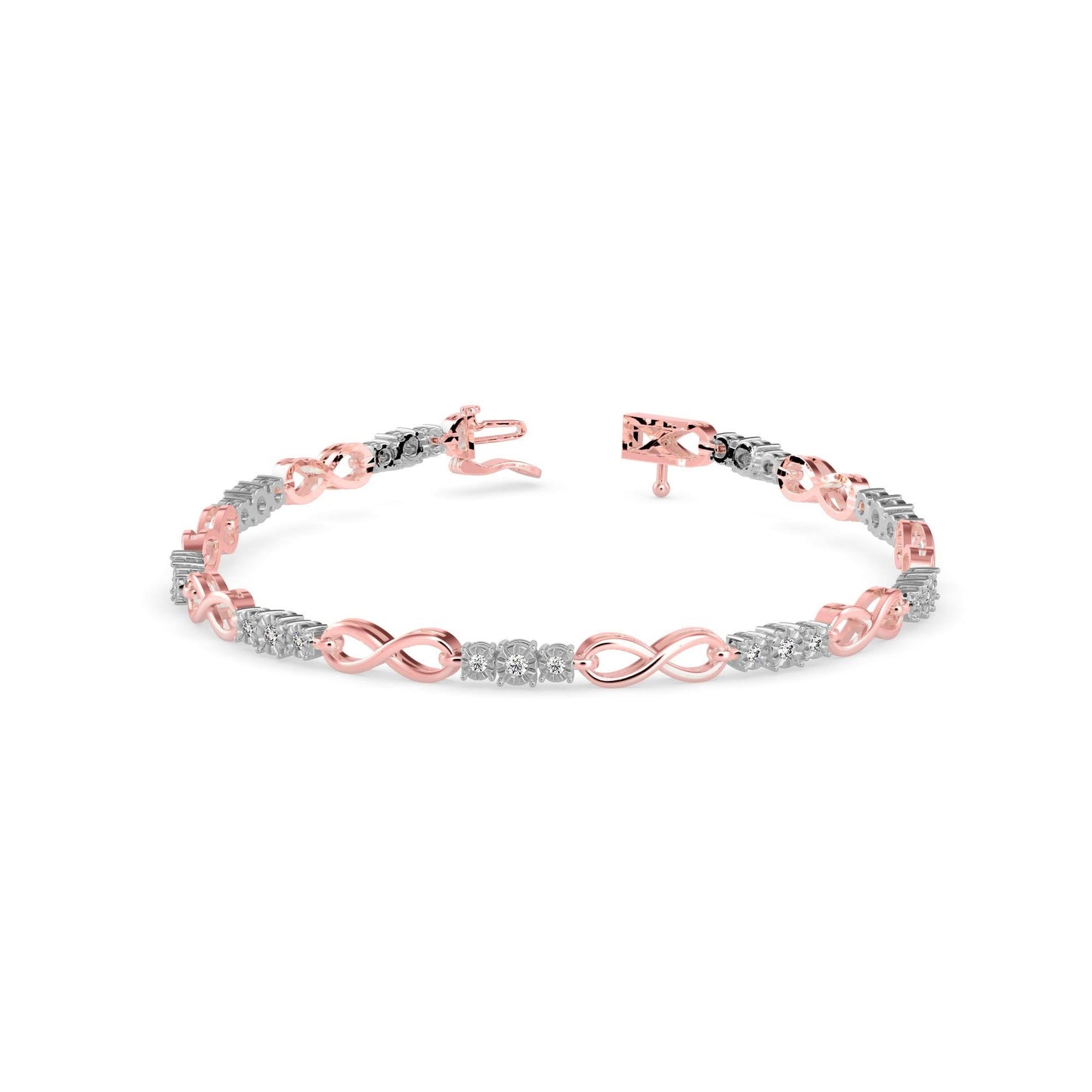 Infinity Diamond Tennis Bracelet