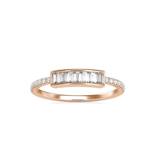 Baguette Diamond Bar Ring