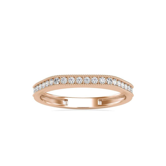 Milgrain Stackable Wedding Band